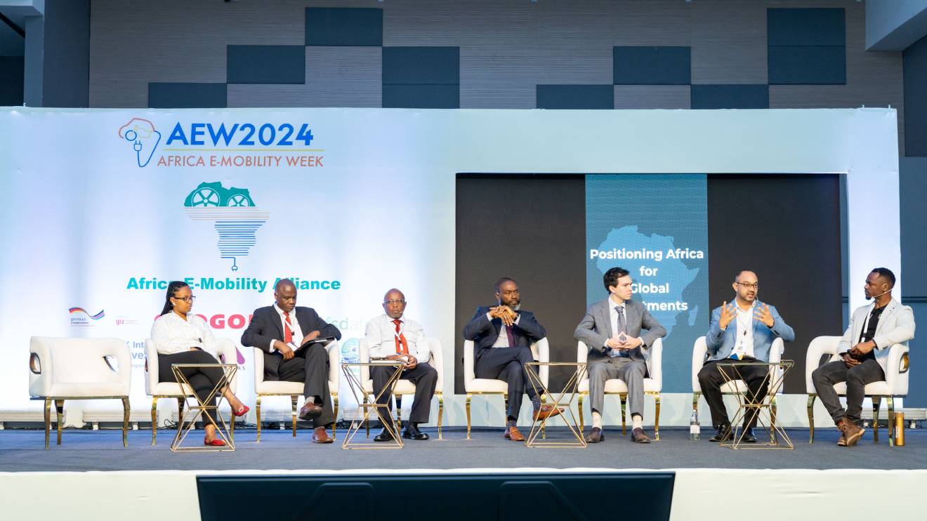 A panel discussion during the Africa E-mobility week. PHOTO/COURTESY